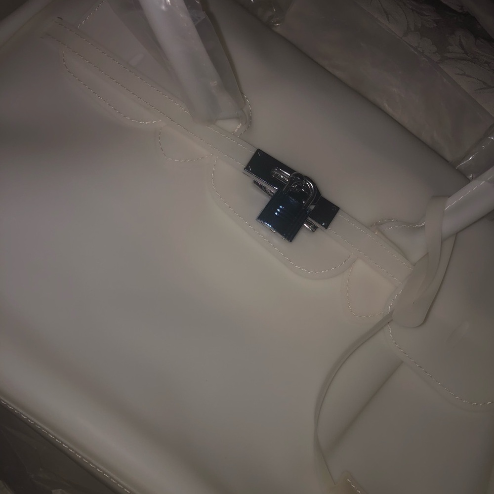 White Jelly Transparent Furkin Bag - Picture 2 of 7
